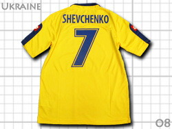 楽天市場】ウクライナ代表 08 ホーム(黄色) #7 SHEVCHENKO