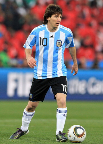 楽天市場】アルゼンチン代表 2010 ホーム（白/水色） #10 MESSI