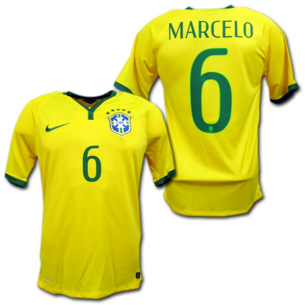 楽天市場】2014 ブラジル代表 ホーム(黄) #6 MARCELO マルセロ