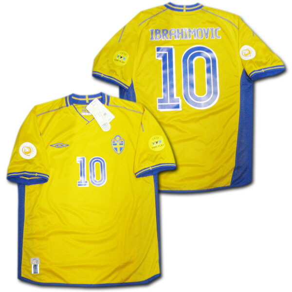 楽天市場】【限定1着】2004 スウェーデン代表 ホーム（黄色） ＃10