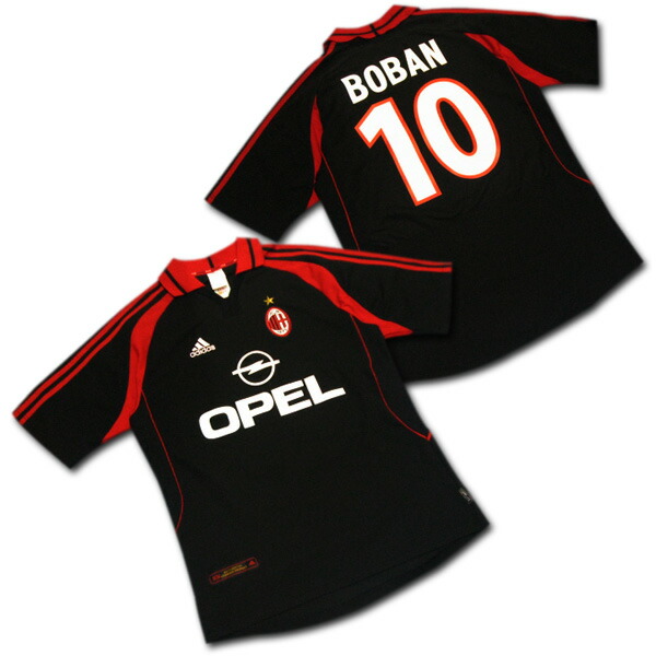 楽天市場】【ヴィンテージ】00/01 ACミラン サード（黒） ＃10 ボバン