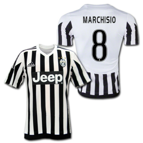 楽天市場】ユベントス 15/16 ホーム（白黒） # 8 MARCHISIO