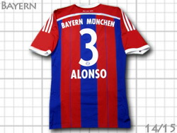 楽天市場】バイエルンミュンヘン 14/15 ホーム 半袖 # 3 ALONSO シャビ