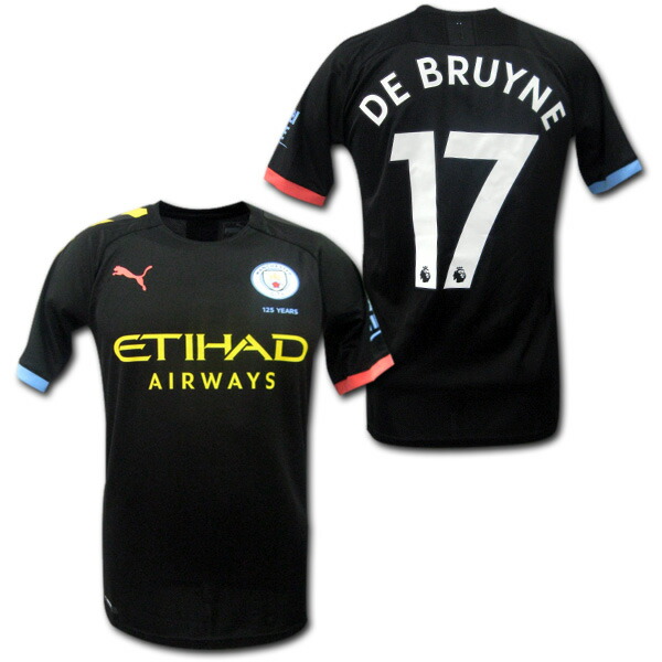 楽天市場】19/20 マンチェスター・シティ アウェイ（黒） ＃17 DE