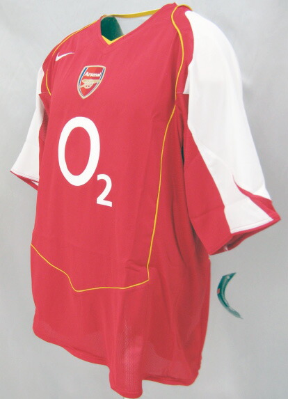 楽天市場】【懐かしのO2モデル】 アーセナル 04/05 ホーム ナイキ製