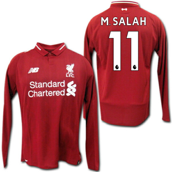 楽天市場】18/19 リバプール ホーム（赤） 長袖 ＃11 M.SALAH モハメド