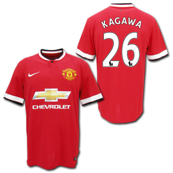 楽天市場】マンチェスターユナイテッド 14/15 ホーム（赤） #26 KAGAWA