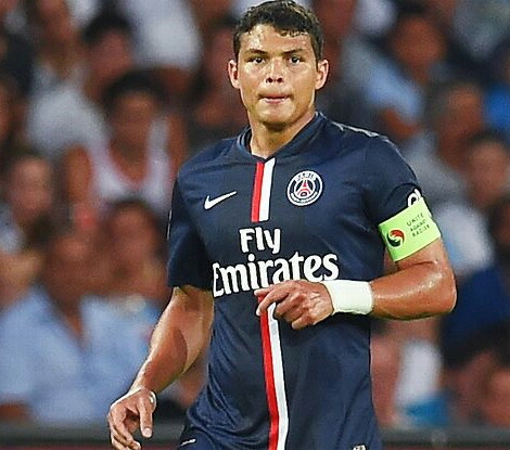 楽天市場】14/15 PSG パリサンジェルマン ホーム（紺） #2 T.SILVA