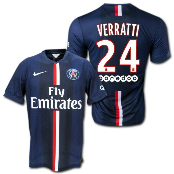 楽天市場】14/15 PSG パリサンジェルマン ホーム（紺） #24 VERRATTI