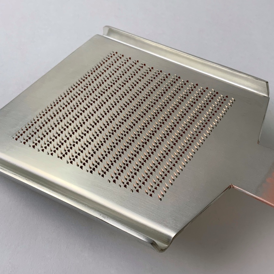 楽天市場】【在庫あり】(おまけ付) 銅おろし金 平型4号 両面刃 /4番