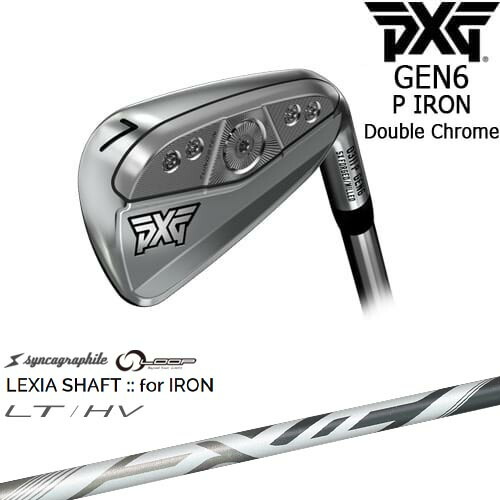 楽天市場】PXG GEN6 0311 P アイアン5本set(6-Pw)ダブルクローム[6P