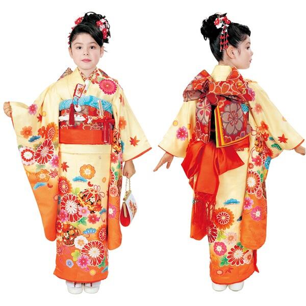 楽天市場】【晴れ着】 RK 七五三 【七歳】 着物 四つ身 振袖 【単品