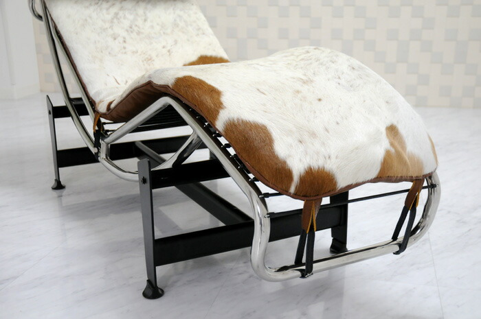 楽天市場】LC4シェーズロング ポニースキン仕様 色ブラウン×ホワイト