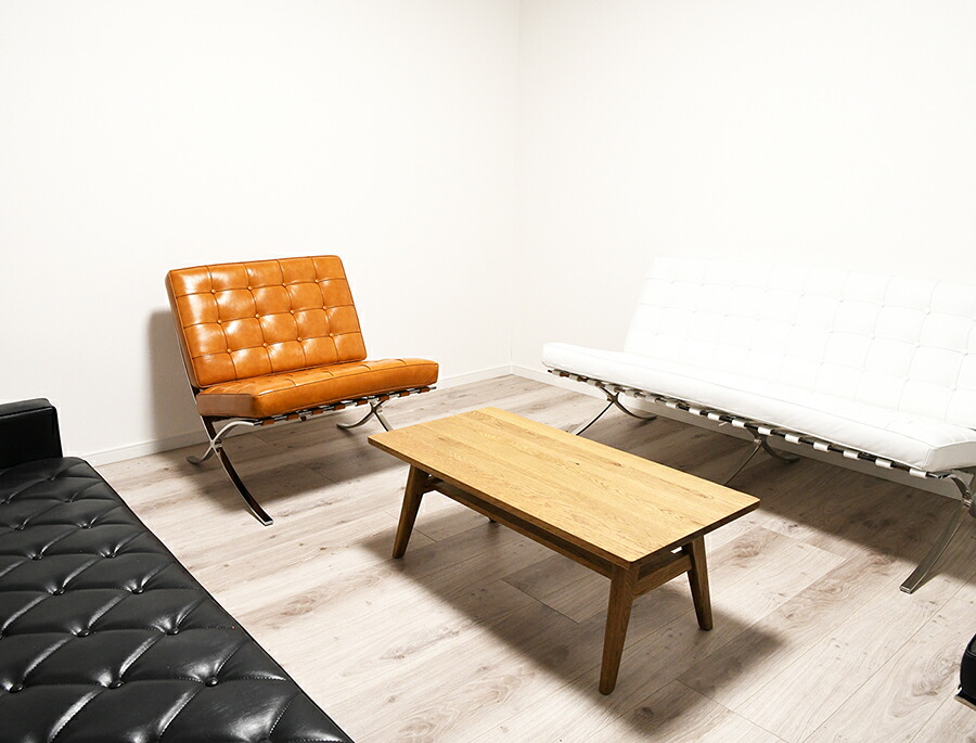 楽天市場】バルセロナチェア イタリアンレザー仕様 色ブラウン ミース