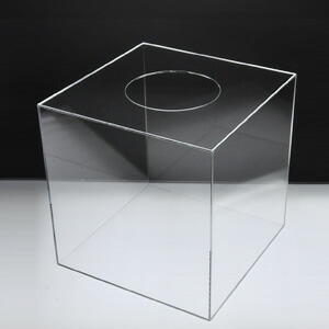 楽天市場】【 抽選箱 大 】 アクリル抽選箱 クリア L /幅30cm/奥行30cm