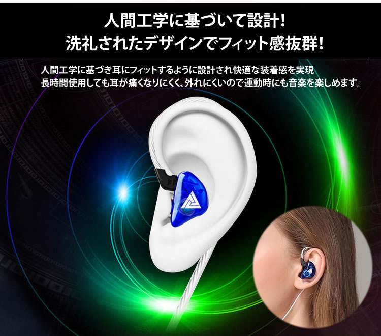 楽天市場】カナル型 耳掛け イヤホン 有線 リモコン付き