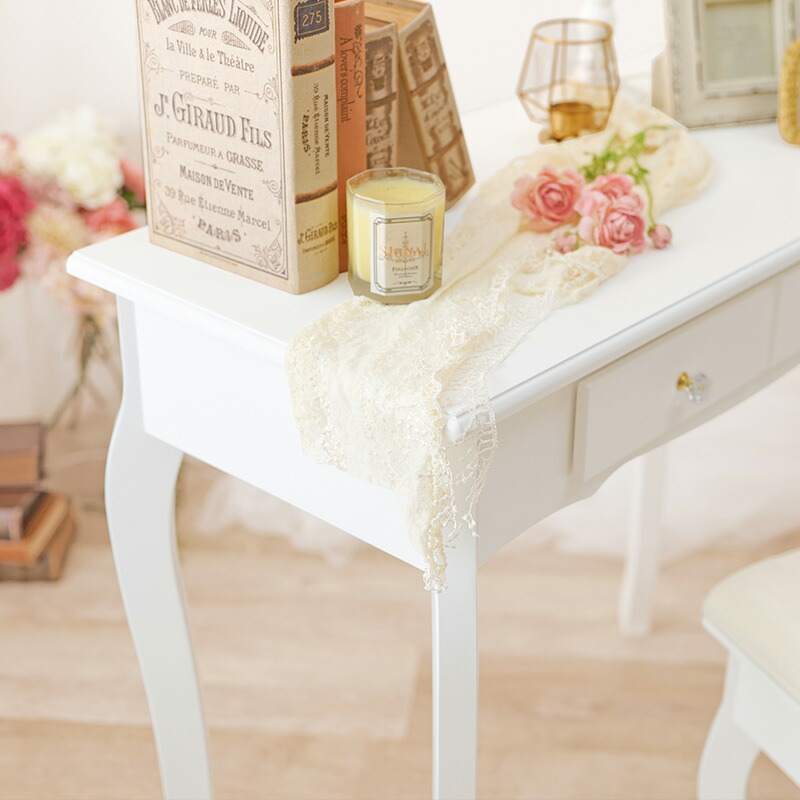 楽天市場】【土日限定☆クーポン有】猫脚デスク 幅80cm【Marie】マリー