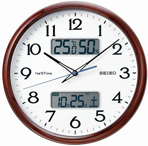 楽天市場】【送料無料】SEIKO CLOCK (セイコークロック) 掛け時計 茶