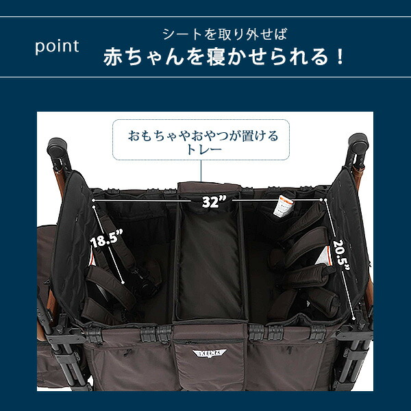 楽天市場】【お取り寄せ】Keenz XC+ ストローラー ワゴン 4人乗り