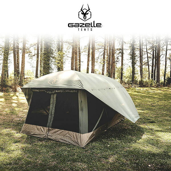 楽天市場】【在庫有り】ガゼル T4 プラス ハブ テント 約L239cm×W420cm