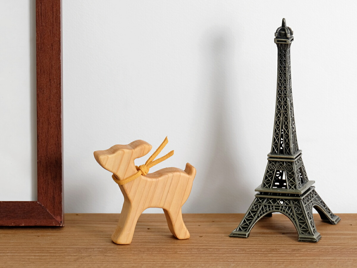 楽天市場】【木草舎】 森の小鹿 全2種 日本製 インテリア 置物 木製