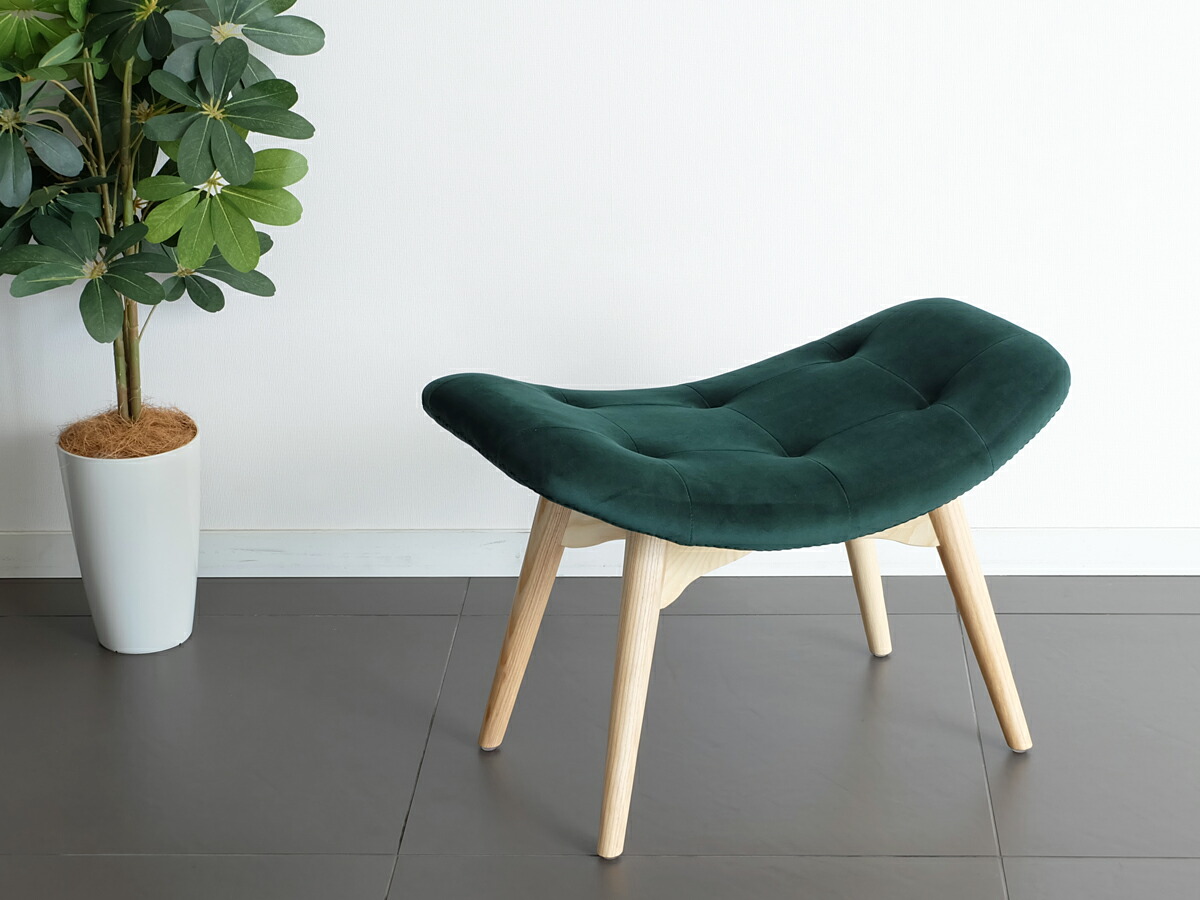 楽天市場】Contour Ottoman（コンターオットマン） ベルベット調 全2色