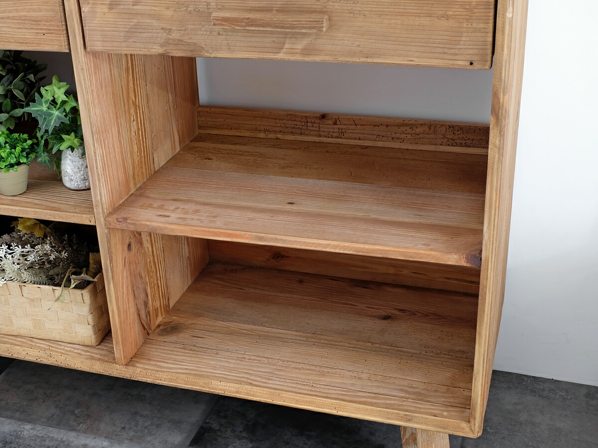 楽天市場】【古材家具】リサイクルパイン オープンシェルフ
