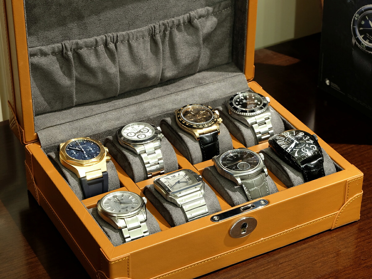 楽天市場】ウォッチケース / 8本収納 / 全2色 ブラウン グリーン