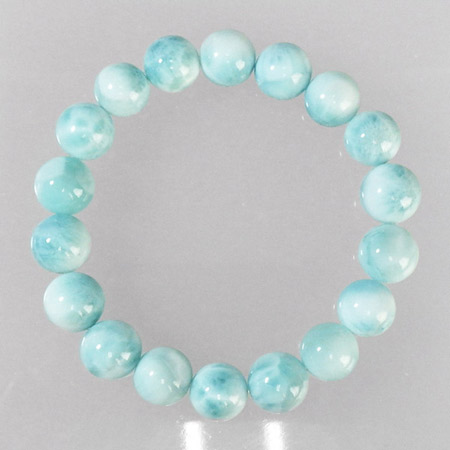 楽天市場】ラリマー ブレスレット ドミニカ共和国産 11mm玉 天然石