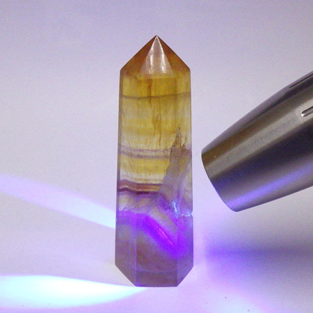 楽天市場】イエローフローライト ポリッシュポイント チャイナ産 蛍石