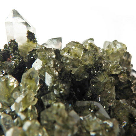 楽天市場】エピドート with クォーツ 原石 トルコ産 緑簾石共生水晶