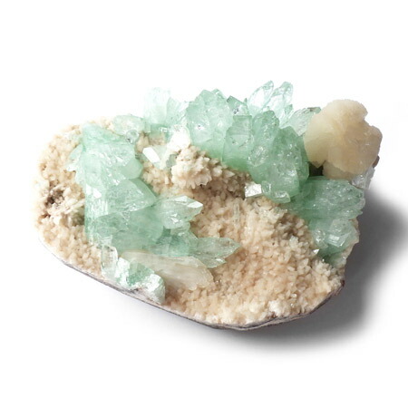 楽天市場】グリーンアポフィライト 原石 インド産 魚眼石 天然石