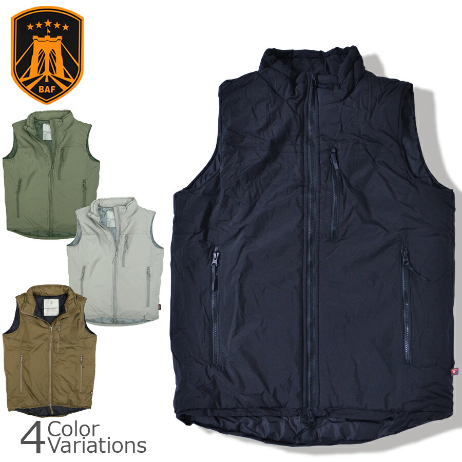楽天市場】BAF LEVEL7 PRIMALOFT VEST プリマロフト ベスト 【中田商店