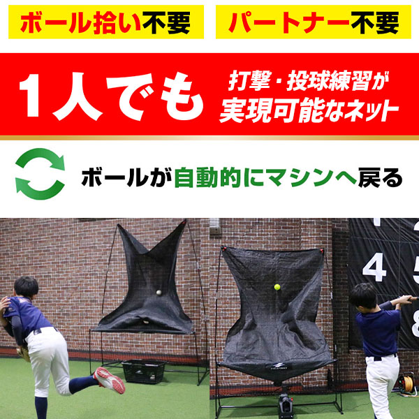 楽天市場】野球 フィールドフォース オートリターン・投打 トスマシン