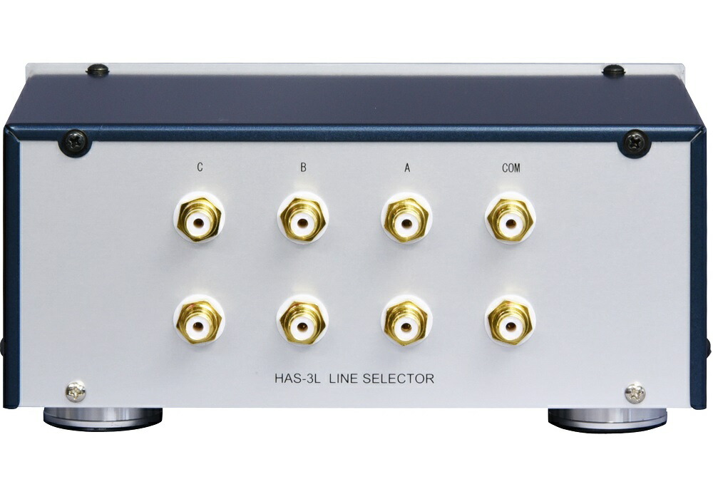 楽天市場】Audiodesign ラインセレクター HAS-3L RCAピン3系統の切替に