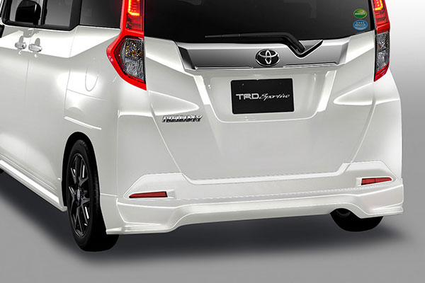 楽天市場】TRD リヤバンパースポイラー パールホワイトIII(W24