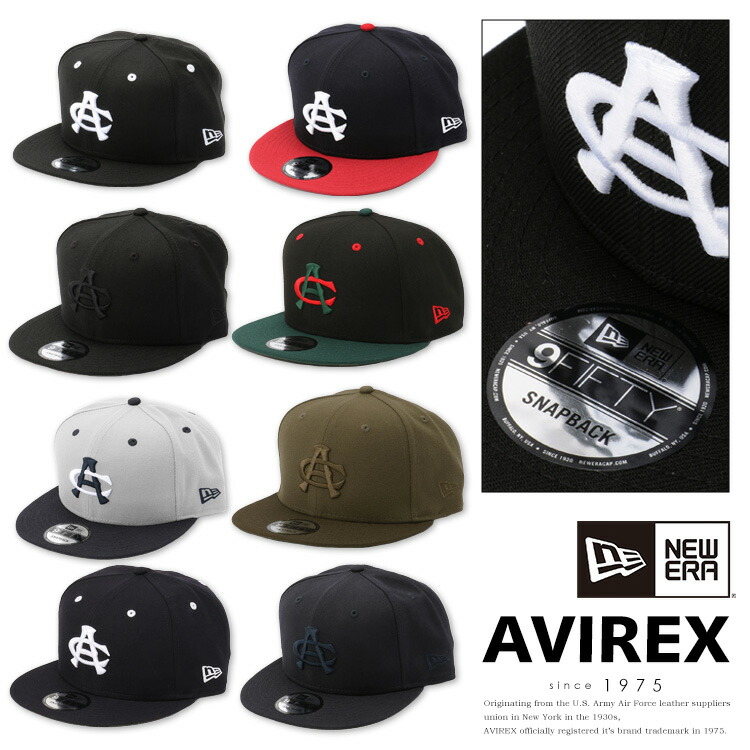 楽天市場】AVIREX 公式通販 | 【×NEW ERA】ACキャップ/9FIFTY SNAP