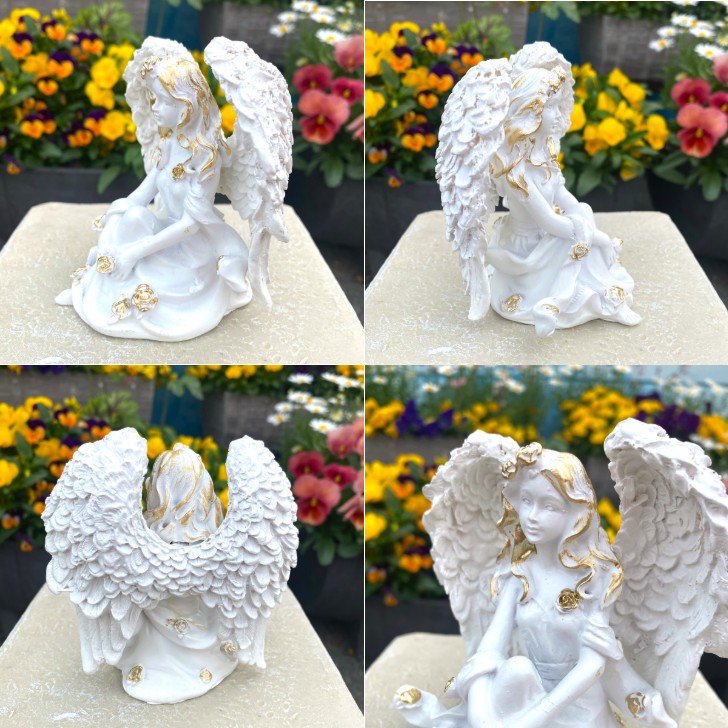 楽天市場】≪天使 置物＊天使雑貨＊エンジェル雑貨≫ 白い天使