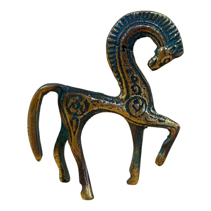 楽天市場】ギリシャ輸入【ギリシャ製 青銅の魔除け馬 ミニ】ブロンズ