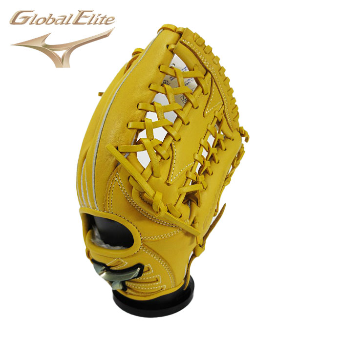 Global Elite 硬式グローブ イエロー 左 Global Elite 硬式グローブ