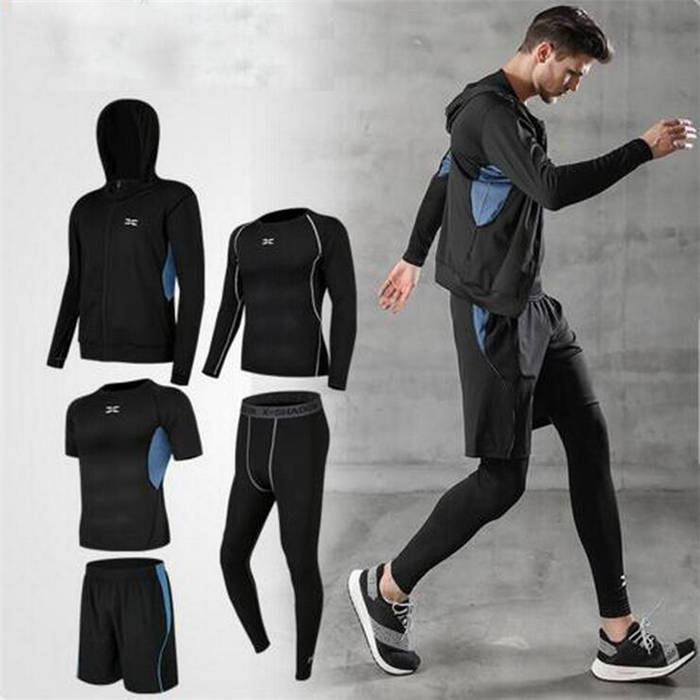 楽天市場】ランニングウェア セット メンズ 上下 5点セット ジムウェア