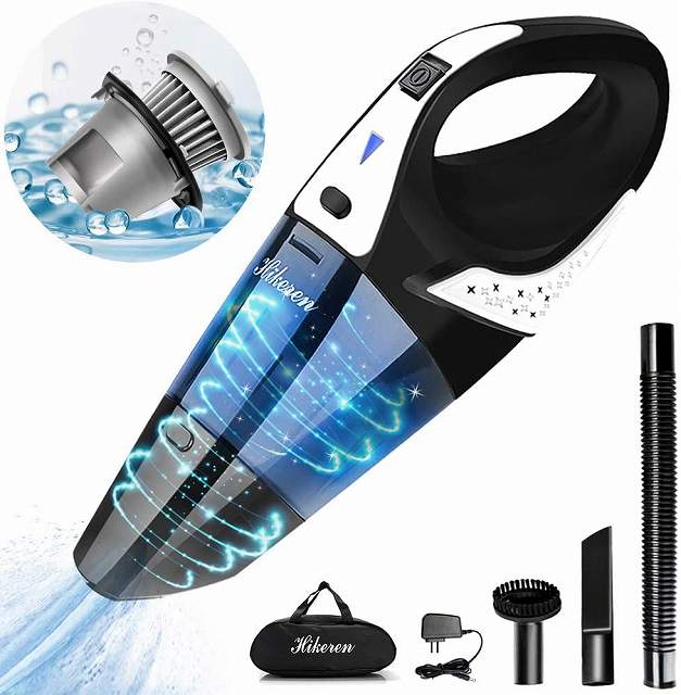 楽天市場】ハンディクリーナー コードレス 掃除機 Hikeren 乾湿両用 車