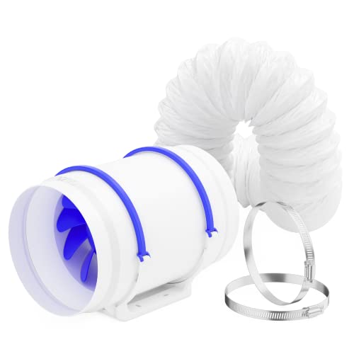 楽天市場】Hon&Guan ダクトファン セット 200mm ダクトホース付+ホース