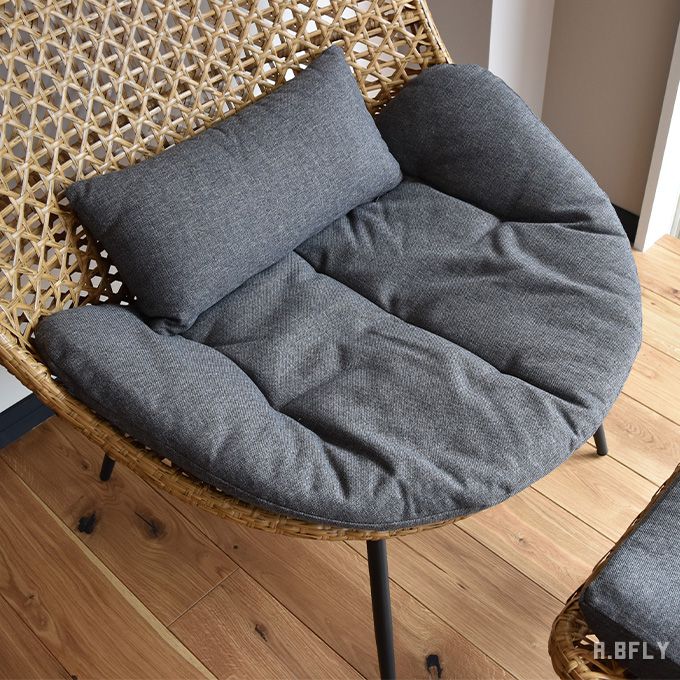 楽天市場】【2点セット】パーソナルチェア オットマンセット リゾート