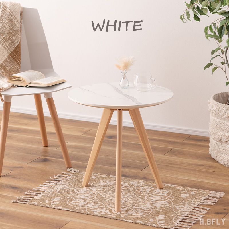 楽天市場】大理石調 大理石柄 ラウンドテーブル 丸テーブル サイド