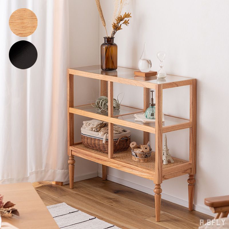 楽天市場】アンティーク 棚（素材（インテリア）籐）の通販