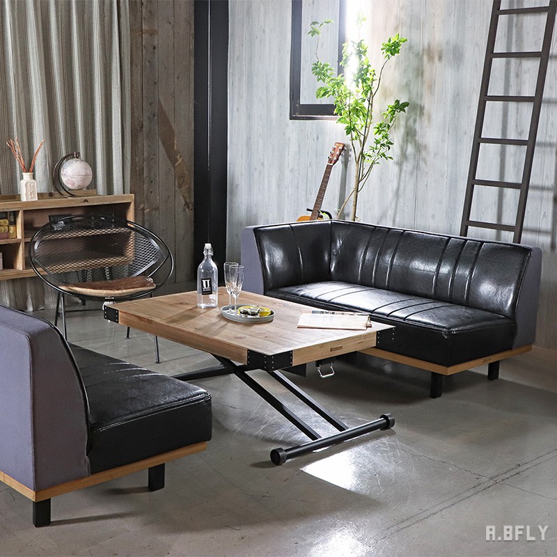 楽天市場】LDソファ2点セット ベンチ+カウチ 2P 二人掛け シンプル