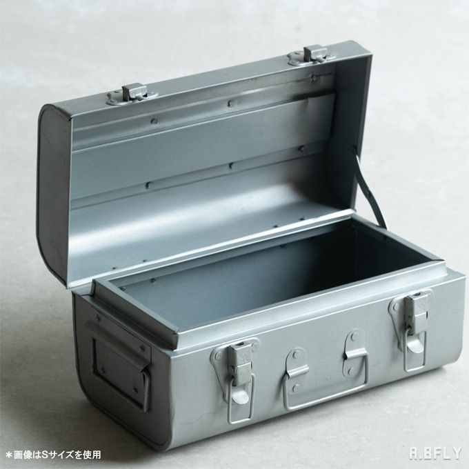 楽天市場】【S・M2個セット】ブリキ缶 ブリキ トランクボックス