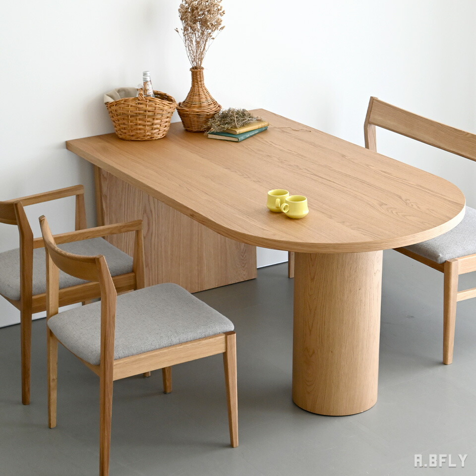 楽天市場】ダイニングテーブル 幅165cm 幅210cm かまぼこ型 ロケット型