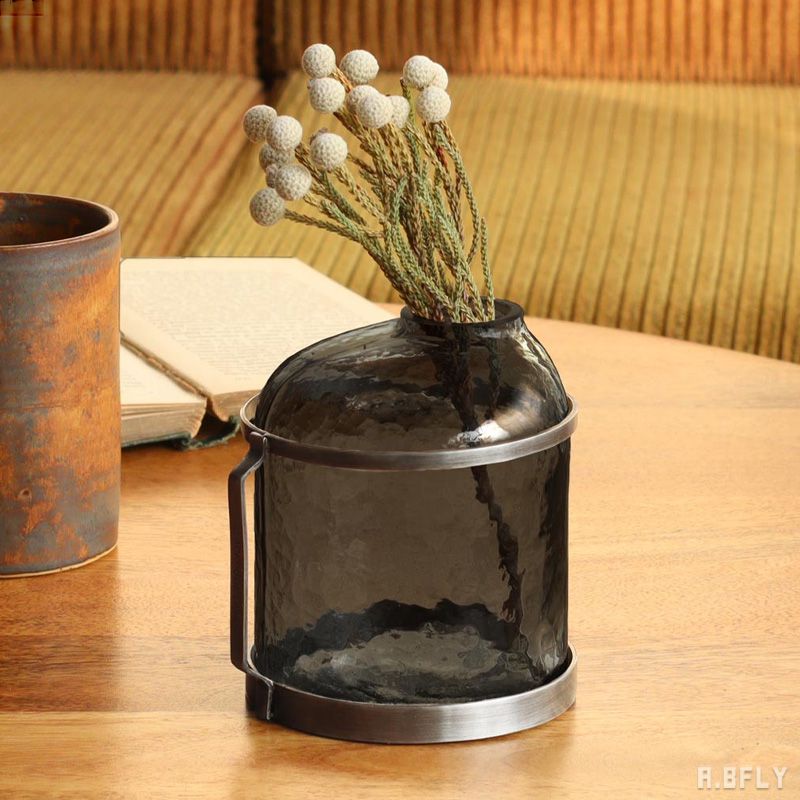 楽天市場】フラワーベース フラワーポット ガラス 生け花 ハンドメイド